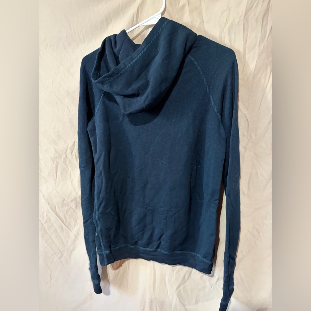 FREE CITY Hoodie Unisex 1 Small Black Navy Promodal Cotton Blend - Picture 3 of 5
